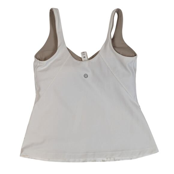 Lululemon Align Waist-Length Tank Top White Size 4 - Picture 3 of 8
